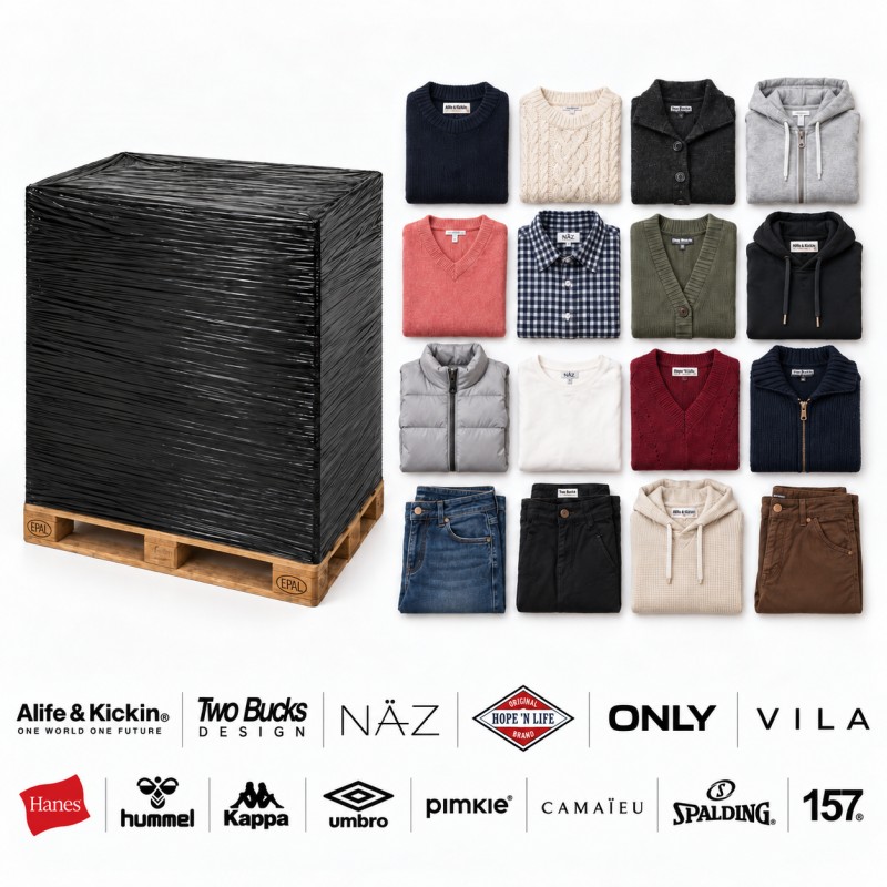 Palet de Ropa de Invierno al por Mayor – Hombre y Mujer