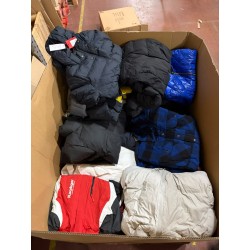 Palet de chaquetas nuevas multimarca al por mayor