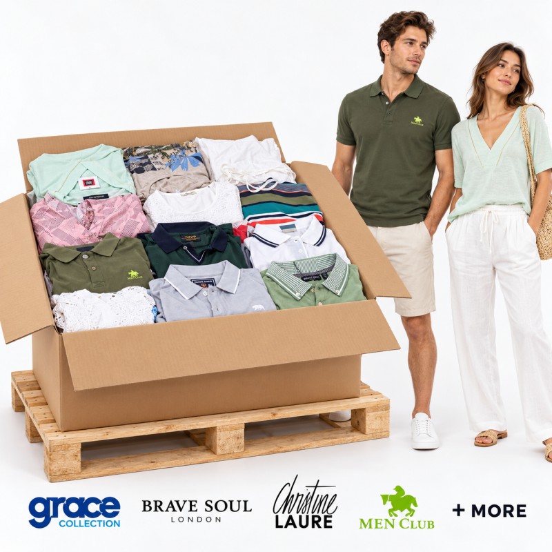 Ropa de verano multimarca para hombre y mujer al por mayor