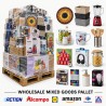 Pallet di prodotti nuovi in liquidazione per la rivendita