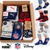 Wholesale assorted socks: box and sock models, representative composition
