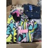 Real assortment photo: patterned jacket and denim jacket