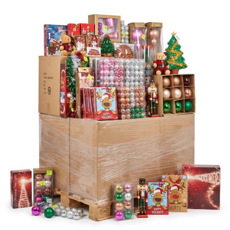 Representative cover: Christmas decoration pallet: over 600 pieces