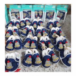 Detail 1: Box of 56 pairs of PESAIL Christmas baby booties