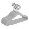 Utopia Home Perchas Terciopelo para niños (Gris