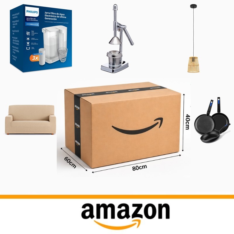 Caja Amazon de devoluciones · Hogar, cocina y mascotas · 23 artículos · spW83P4637w