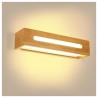 Comely Aplique de Pared Interior LED 18W Lámpara Pared de Madera 3000K
