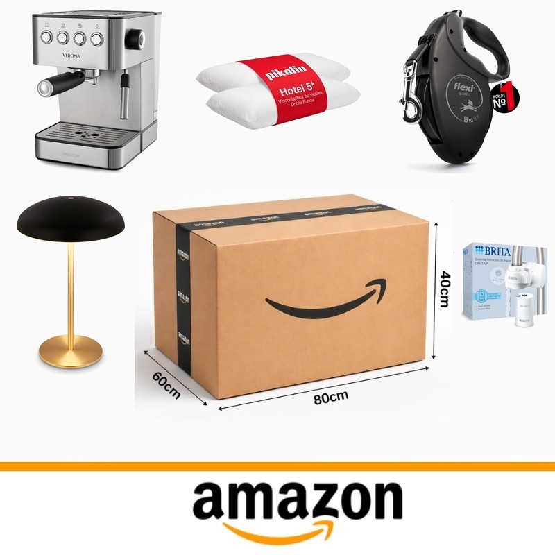 Caja Amazon de devoluciones · Hogar, cocina y mascotas · 14 artículos · spN7NN38QL8