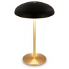 BRILONER - Lampara de mesa sin cable LED IP44 con borde luminoso