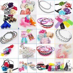 Pallet accesorios cabello – Liquidación al por mayor