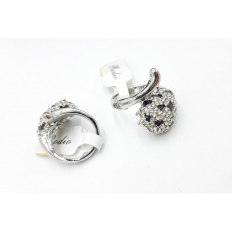 Fashion design rhodium ring