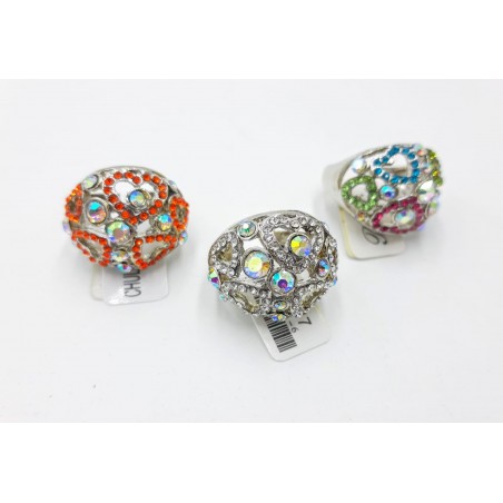 Anillos de rodio corazón