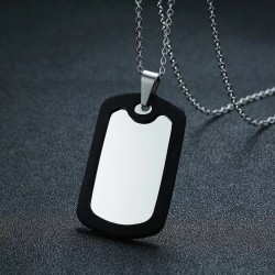 Steel Necklace - Military Sheet