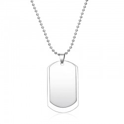 Steel Necklace - Military Sheet