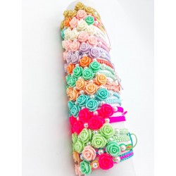 Flowers elastic bracelet
