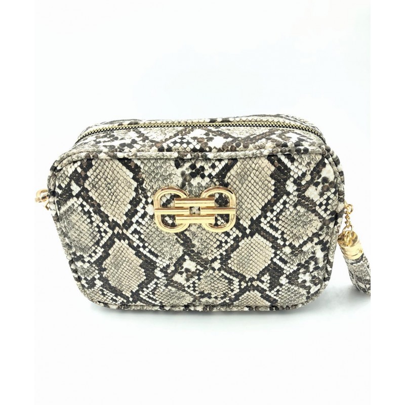 snakeskin designer bag