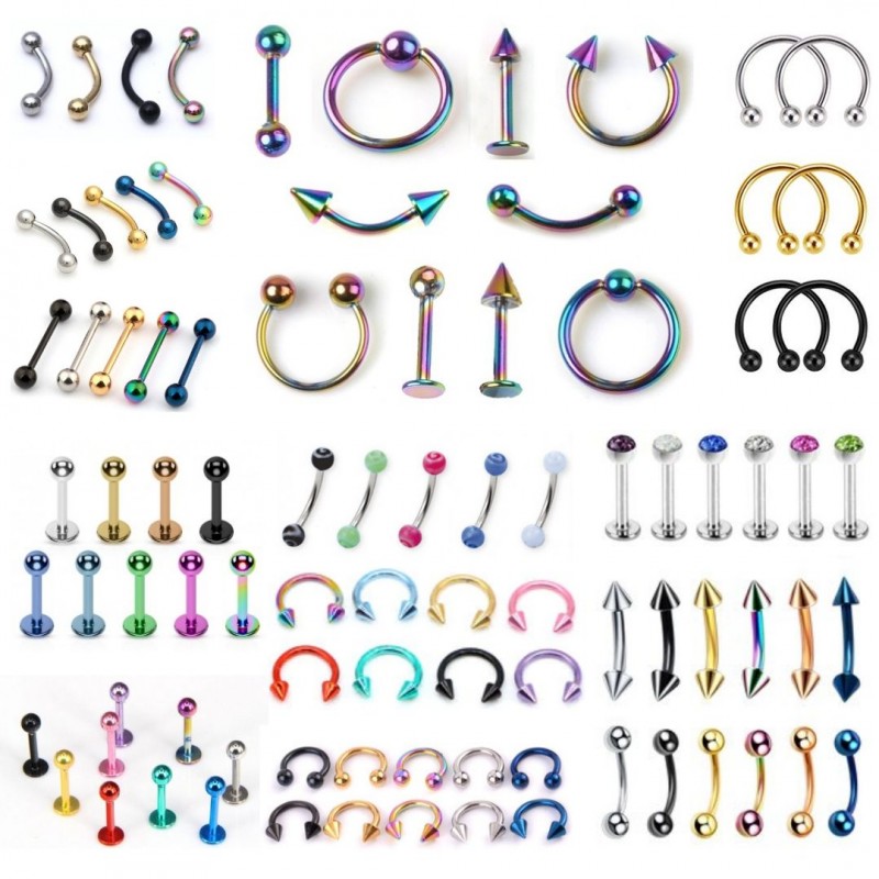 Piercings and dilatations Assorted lot