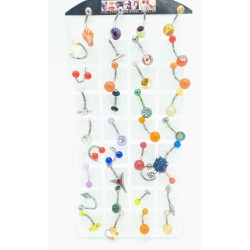 Piercing surtido con expositor – Pack accesorios al por mayor