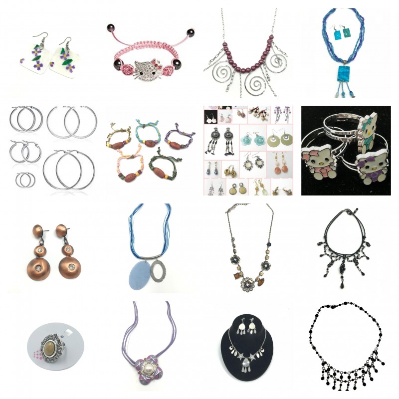 Assorted costume jewelry Lot 025 Bijuymoda mix