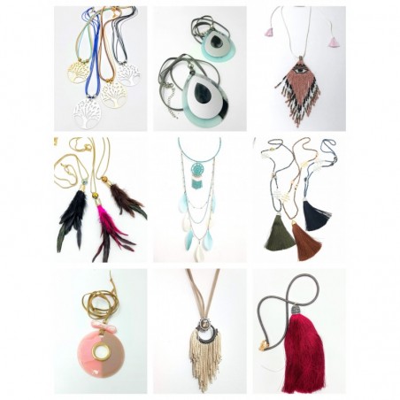 Collar y pendientes  PACK mix