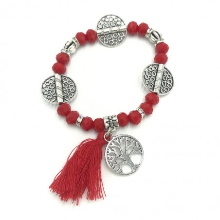 Pulsera Étnica con flecos